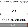 7월24일 K리그분석 충북청주 : 충남아산