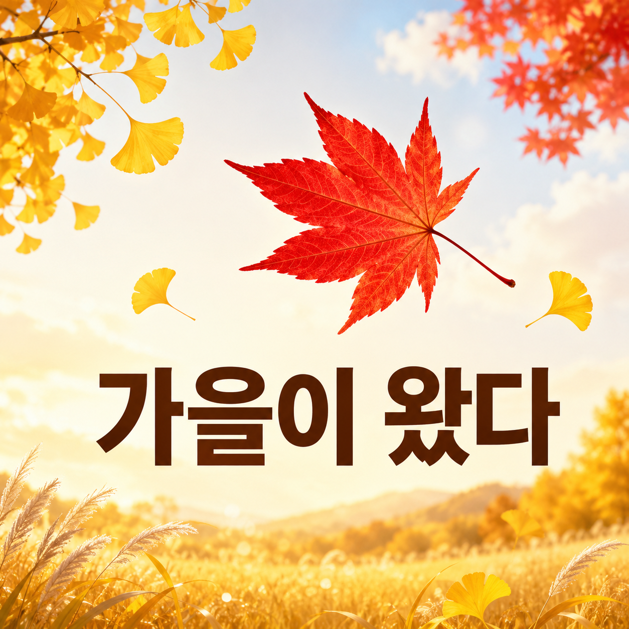 가을이 왔다