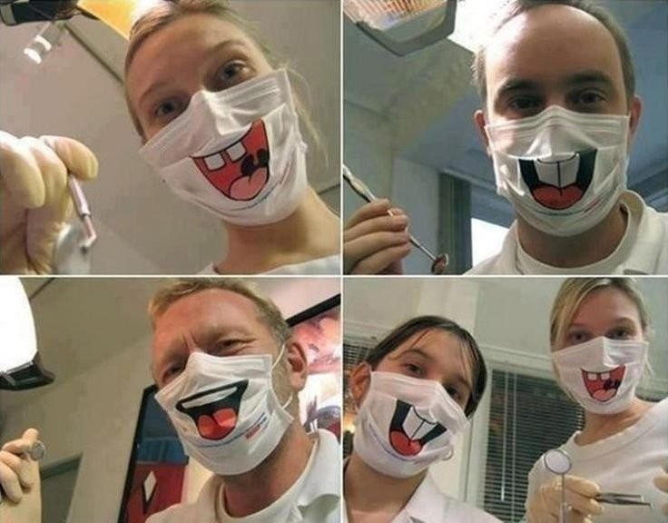 치과가 무서운 환자를 위한 마스크