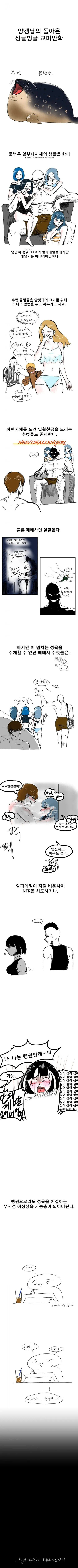 양갱남) 싱글벙글 교미만화 - 물범편.MANHWA