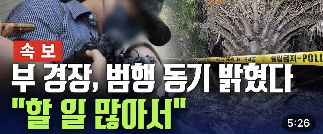 제주 실종, 부 경장 범행 동기