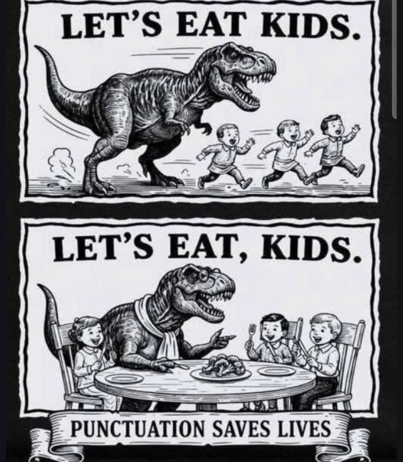 국어 띄어쓰기 만큼 중용한 영어 쉼표