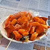 노점에서 파는 오천원 떡볶이 튀김범벅